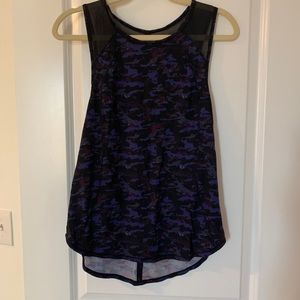 Worn 1 Time LuLu Tank - Purple Camo - size 4